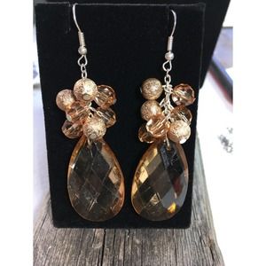 ZENZii Linear Drop Earrings